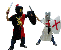 d&eacute;guisements de chevaliers