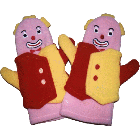 Paire de gants clown