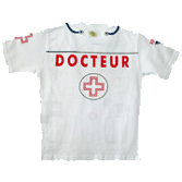 t-shirt de docteur dos