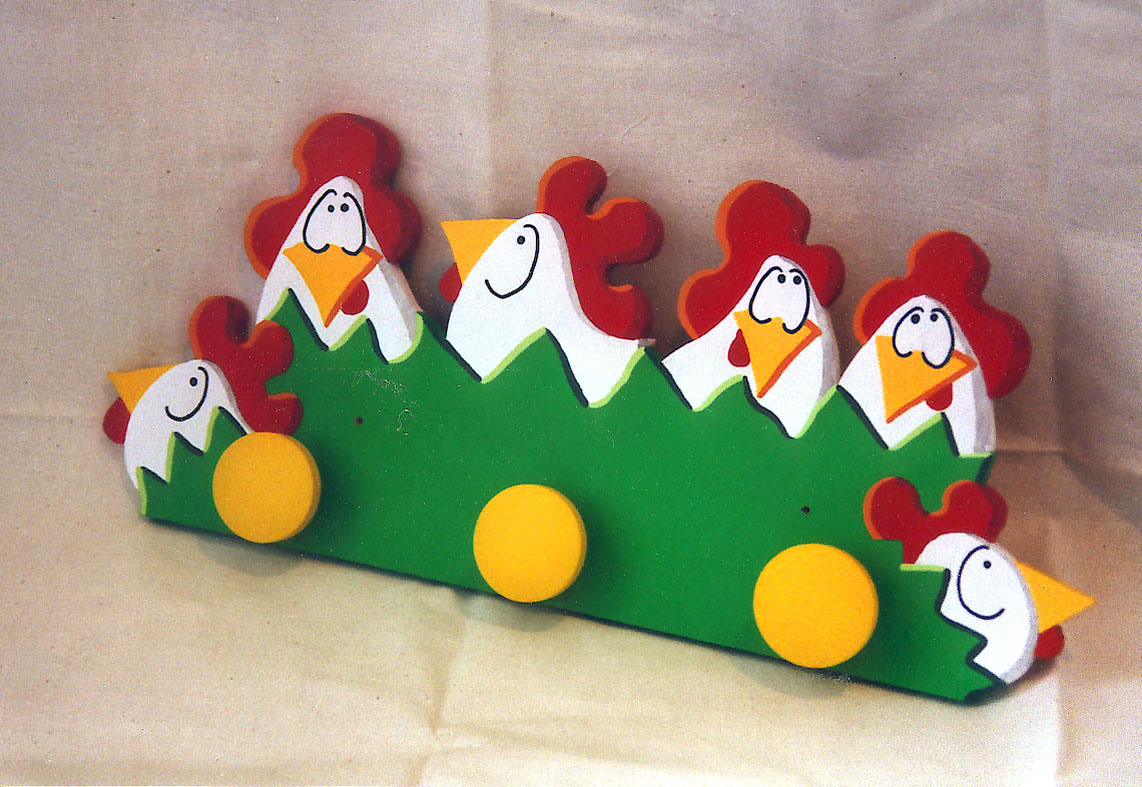 Patère poules