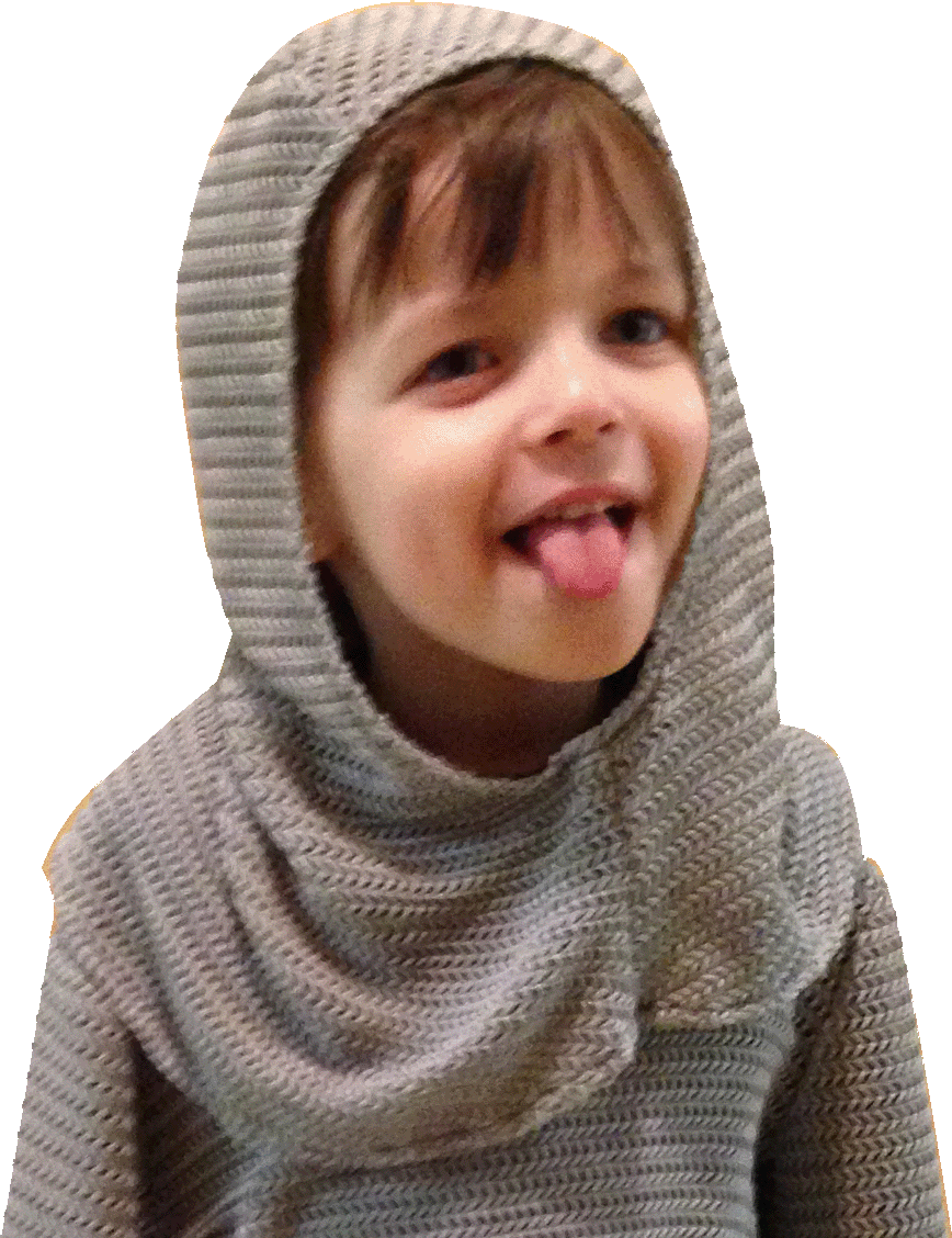 camail en fausse cotte de maille