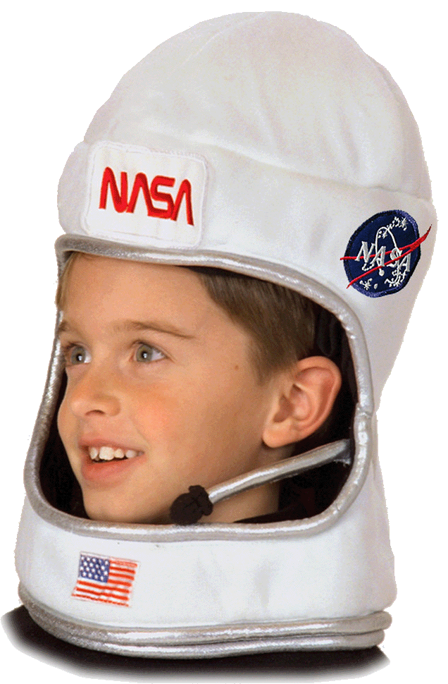 casque astronaute tissu