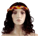 Couronne médiévale tressée de face