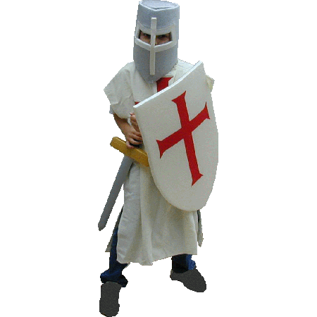Déguisement De Templier Blanc Pour Homme