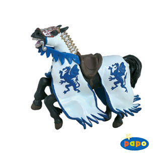 cheval du roi au dragon bleu