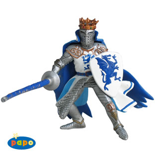 Roi au dragon bleu