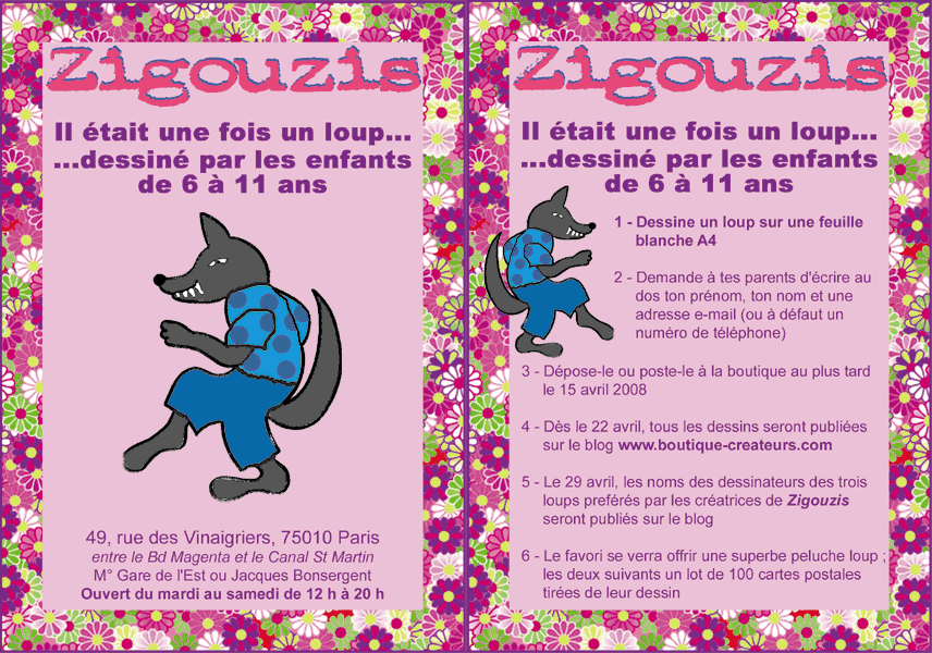 flyer concours loup