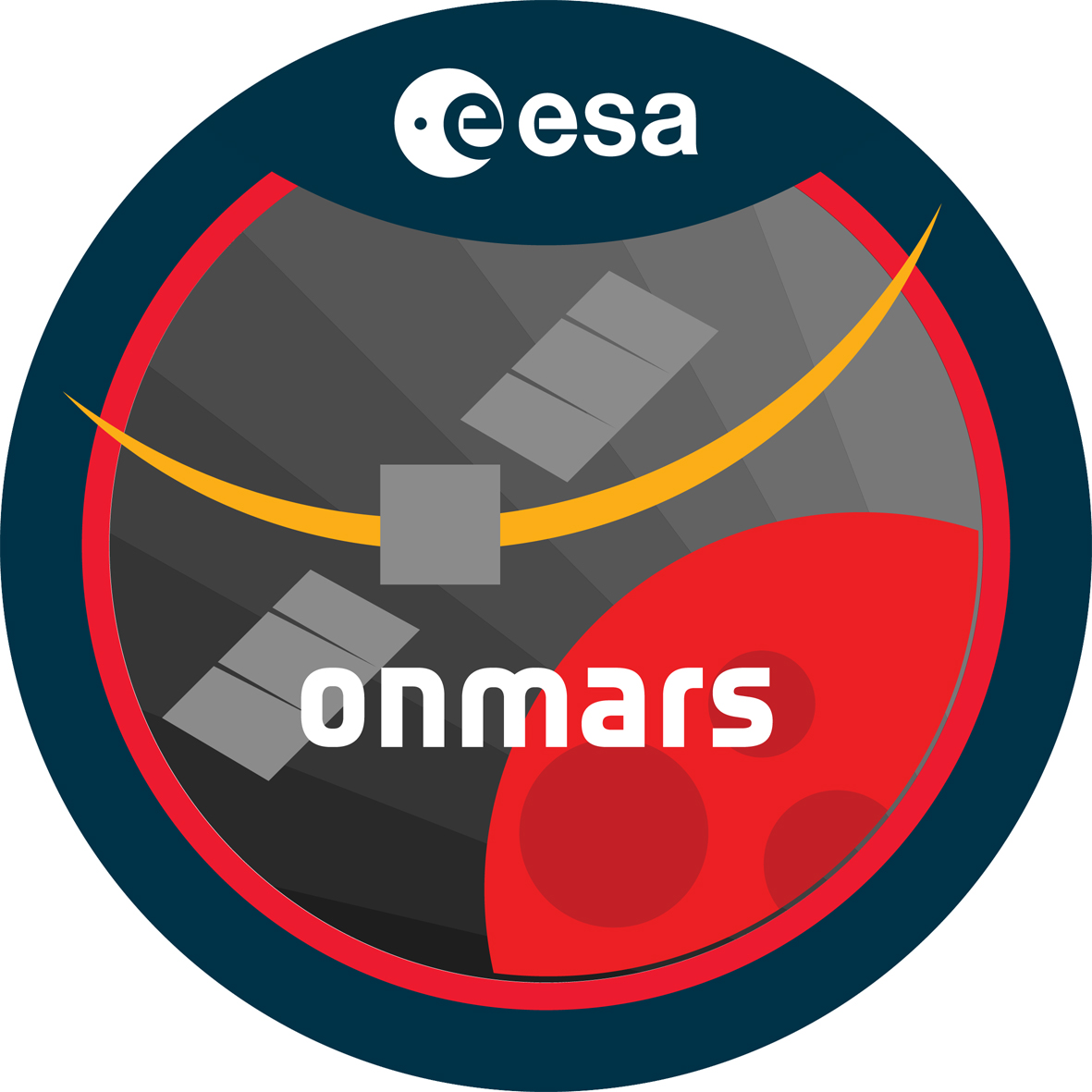 logo ESA on mars