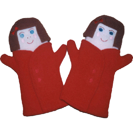 Paire de gants fillette