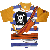 t-shirt de pirate dos