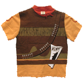 t-shirt de shérif dos