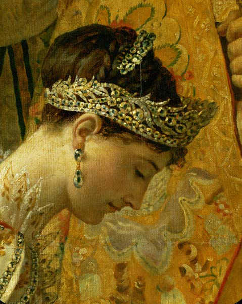 détail Joséphine sacre Napoléon